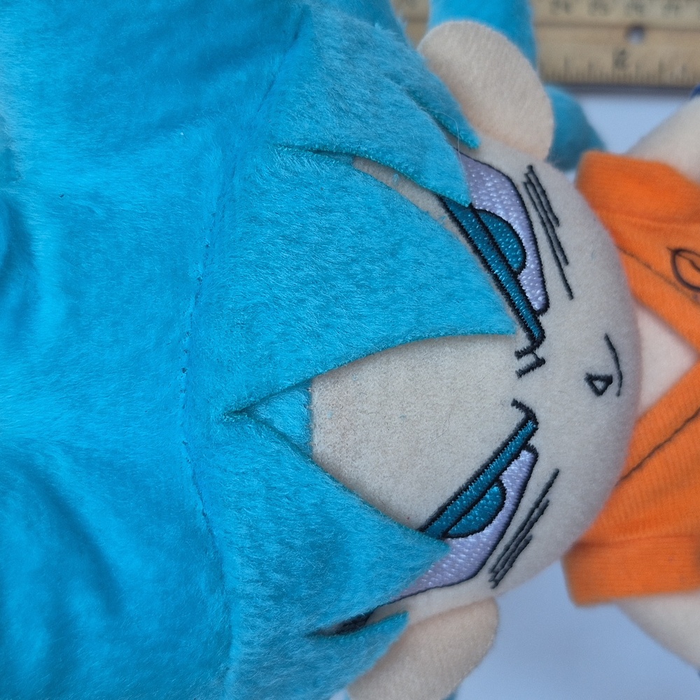 . Dragon Ball Z Super-super Saiyan Blue Goku Plush .gently Displayed. - Picture 3 of 4